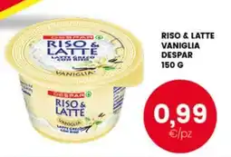 Interspar Riso & Latte Vaniglia Despar offerta