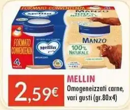 Sanitaria Demma Mellin Omogeneizzati carne offerta