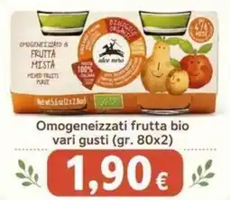 Sanitaria Demma Omogeneizzati frutta bio alce nero offerta