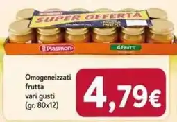 Sanitaria Demma Omogeneizzati frutta Piasmon offerta