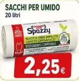Sanitaria Demma Spazzy SACCO PER RIFIUTO UMIDO ORGANICO offerta