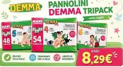 Sanitaria Demma Pannolini Demma Tripack offerta
