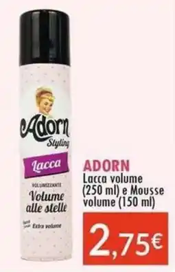Sanitaria Demma Adorn Lacca Volume alle stelle offerta