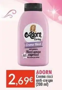 Sanitaria Demma Adorn Crema ricci anti-crespo offerta