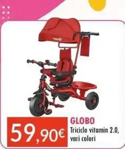 Sanitaria Demma GLOBO Triciclo vitamin 2.0 offerta