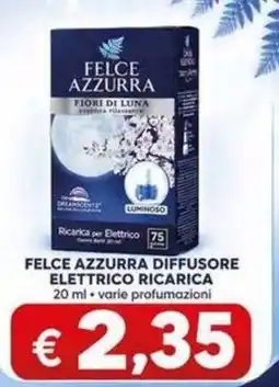 Sanitaria Demma FELCE AZZURRA DIFFUSORE ELETTRICO RICARICA offerta