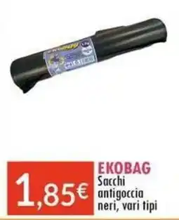Sanitaria Demma EKOBAG Sacchi antigoccia neri offerta