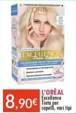 Sanitaria Demma L'ORÉAL Excellence Tinta per capelli, vari tipi offerta