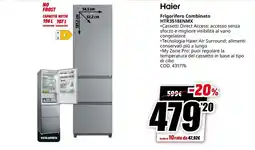 MediaWorld Frigorifero Combinato Haier offerta
