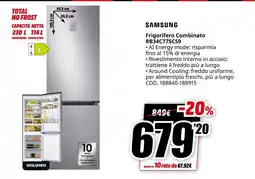 MediaWorld Samsung frigorifero combinato RB34C775CS9 offerta