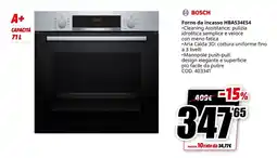 MediaWorld Forno da incasso HBA534ES4 Bosch offerta