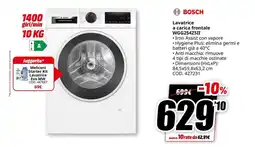 MediaWorld Lavatrice a carica frontale WGG254Z5II Bosch offerta