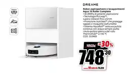 MediaWorld DREAME Robot aspirapolvere e lavapavimenti Aqua 10 Roller Complete offerta