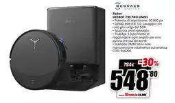 MediaWorld Robot DEEBOT T90 PRO OMNI offerta