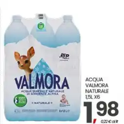 Eurospar ACQUA VALMORA NATURALE offerta
