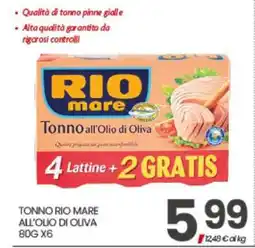 Eurospar Tonno Rio Mare all'olio di oliva offerta