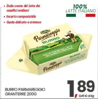 Eurospar BURRO PARMAREGGIO GRANTERRE 200G offerta