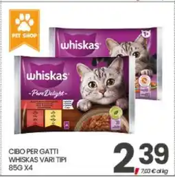 Eurospar WHISKAS VARI TIPI offerta