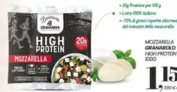 Eurospar MOZZARELLA GRANAROLO HIGH PROTEIN offerta
