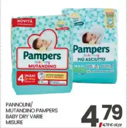 Eurospar PANNOLINI/ MUTANDINO PAMPERS offerta