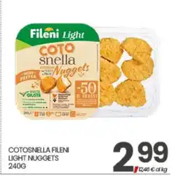 Eurospar COTOSNELLA FILENI LIGHT NUGGETS offerta