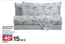 Carrefour Completo Letto Matrimoniale offerta