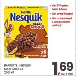 Eurospar BARRETTE NESQUIK MAXI CHOCO offerta