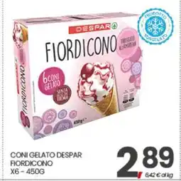Eurospar CONI GELATO DESPAR FIORDICONO offerta