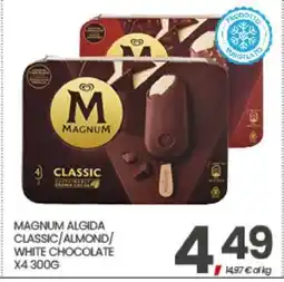Eurospar MAGNUM ALGIDA CLASSIC/ALMOND/WHITE CHOCOLATE offerta