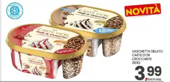 Eurospar VASCHETTA GELATO CARTE D'OR CROCCANTE offerta