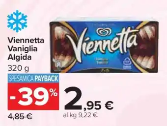 Carrefour VIENNETTA VANIGLIA ALGIDA offerta