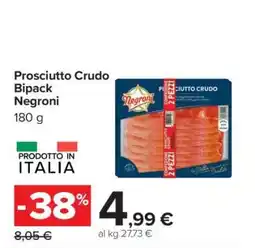 Carrefour Prosciutto Crudo Bipack Negroni offerta