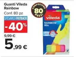 Carrefour Guanti Vileda Rainbow offerta