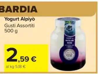 Carrefour Yogurt Alpiyò offerta