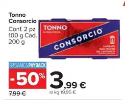 Carrefour TONNO CONSORCIO offerta