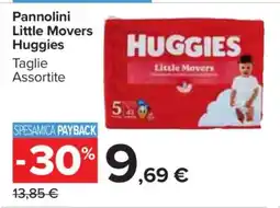 Carrefour Pannolini Little Movers Huggies offerta
