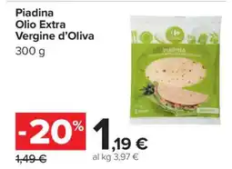 Carrefour Piadina Olio Extra Vergine d’Oliva offerta