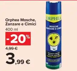 Carrefour Orphea Mosche, Zanzare e Cimici offerta