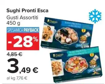 Carrefour Sughi Pronti Esca offerta