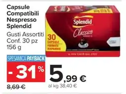 Carrefour Capsule Compatibili Nespresso Splendid offerta