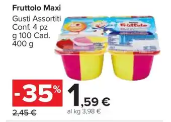 Carrefour Fruttolo Maxi offerta