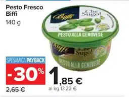Carrefour Pesto Fresco Biffi offerta