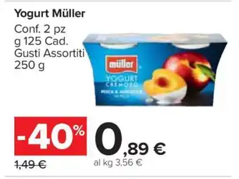Carrefour YOGURT MULLER offerta