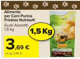 Carrefour Alimento per Cani Purina Friskies Nutrisoft offerta