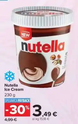 Carrefour Nutella Ice Cream offerta