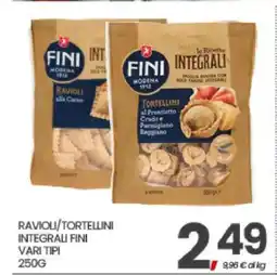 Eurospar Ravioli/Tortellini integrali FINI offerta
