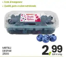 Eurospar MIRTILLI DESPAR offerta