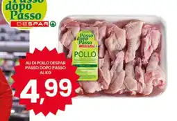 Eurospar ALI DI POLLO DESPAR PASSO DOPO PASSO offerta
