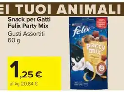 Carrefour Snack per Gatti Felix Party Mix offerta