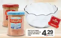 Eurospar Filetti di Tonno Callipo offerta